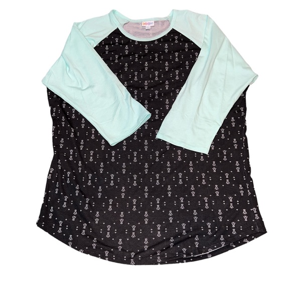 LuLaRoe Tops - Lularoe Randy Baseball Style Top 2XL